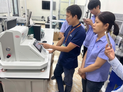 Bàn Giao Thiết Bị Kiểm Nghiệm Dệt May Cho Công Ty TNHH MTV Z76